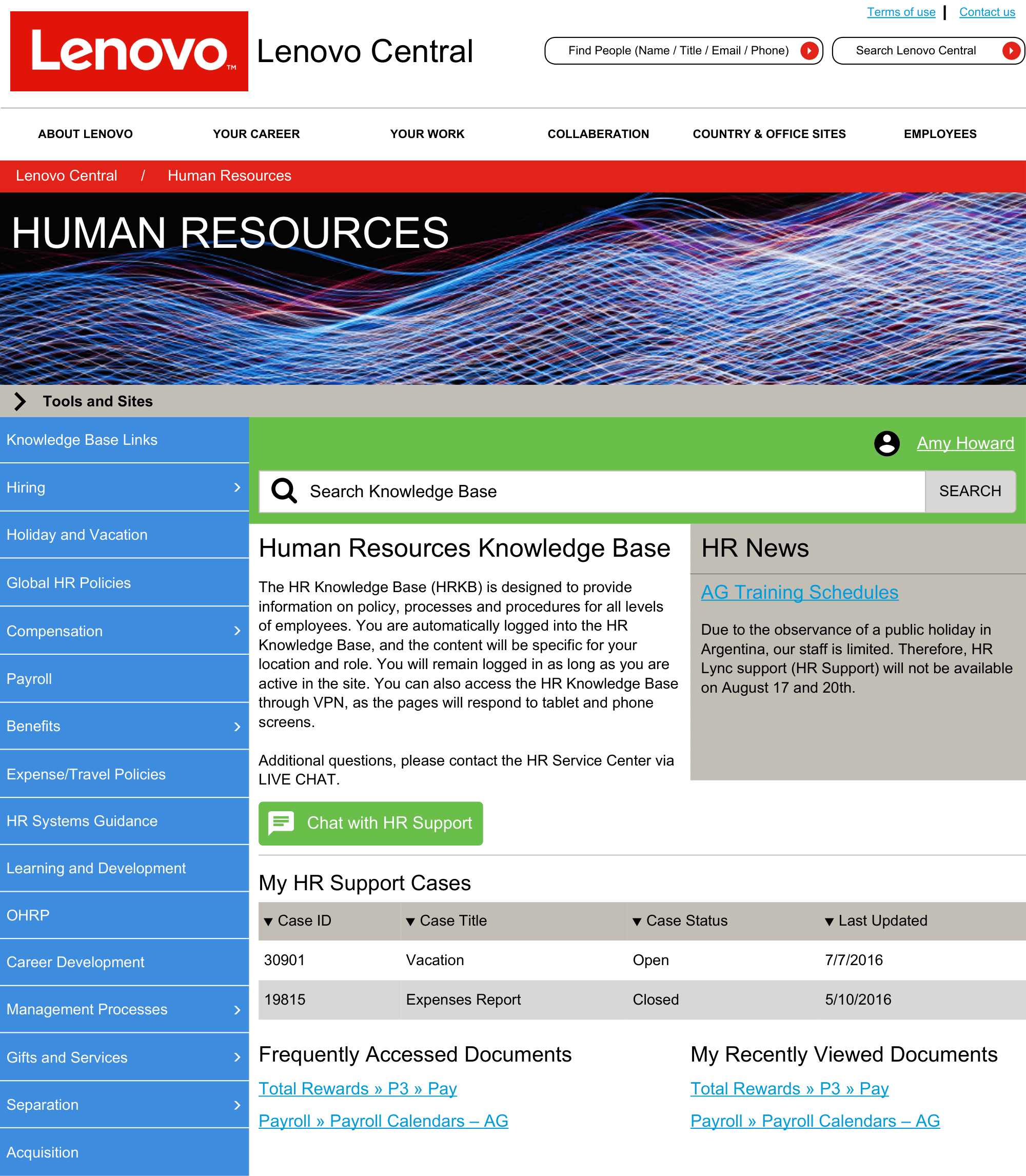 Lenovo high-fidelity optimized architecture view