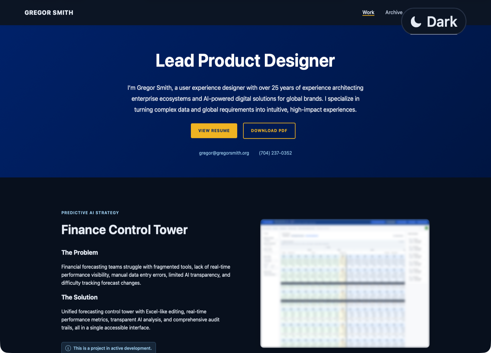 Zoomed theme toggle in dark mode
