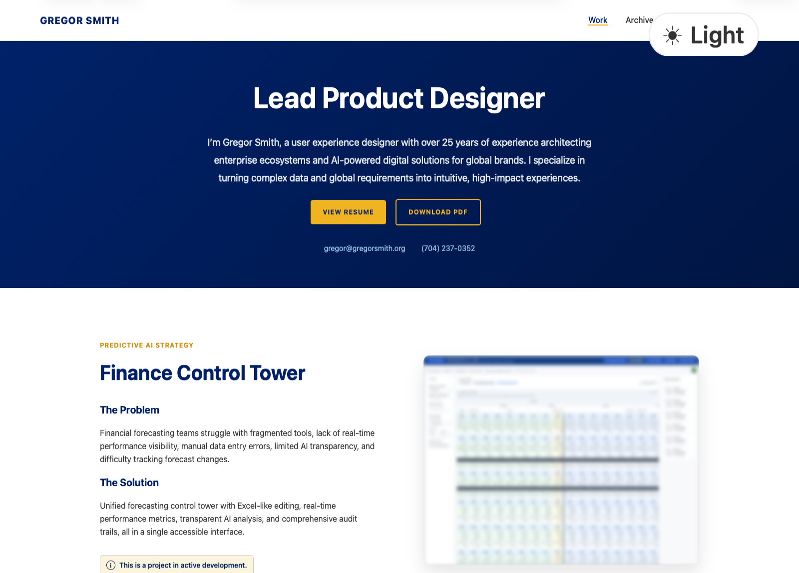 Zoomed theme toggle in light mode
